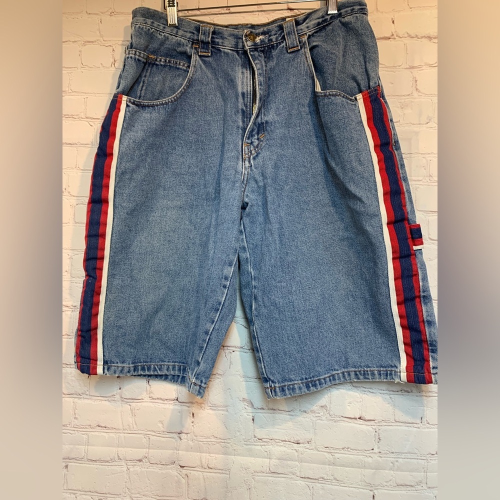 Vintage Skaters Baggy Jean Shorts Size 34 - Picture 1 of 4
